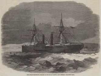 The Steam-Transport Adriatic in the Ice at Sidney, Cape Breton